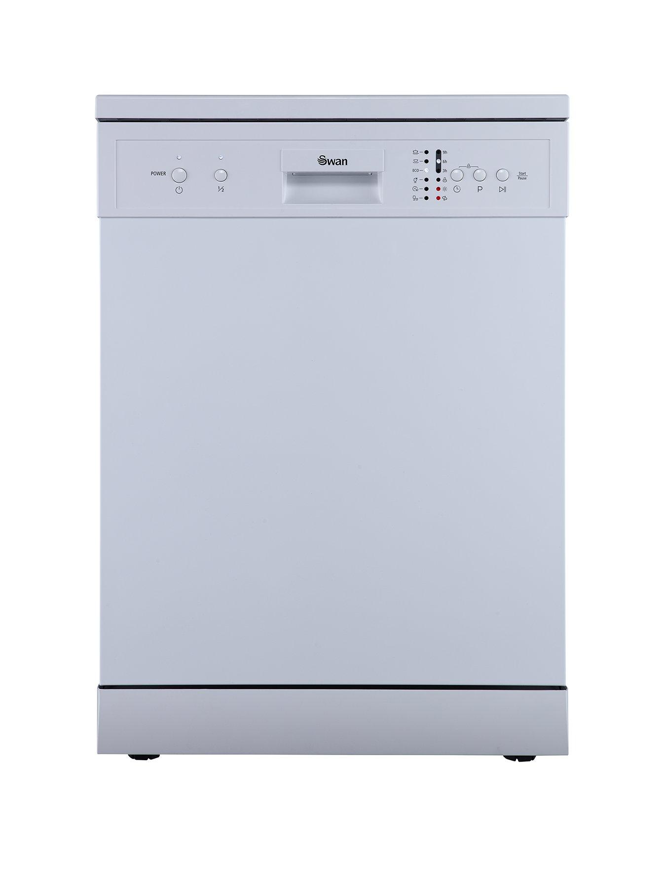 Image 1 of 5 of Swan SDW751150W 12-Place Fullsize Dishwasher - White