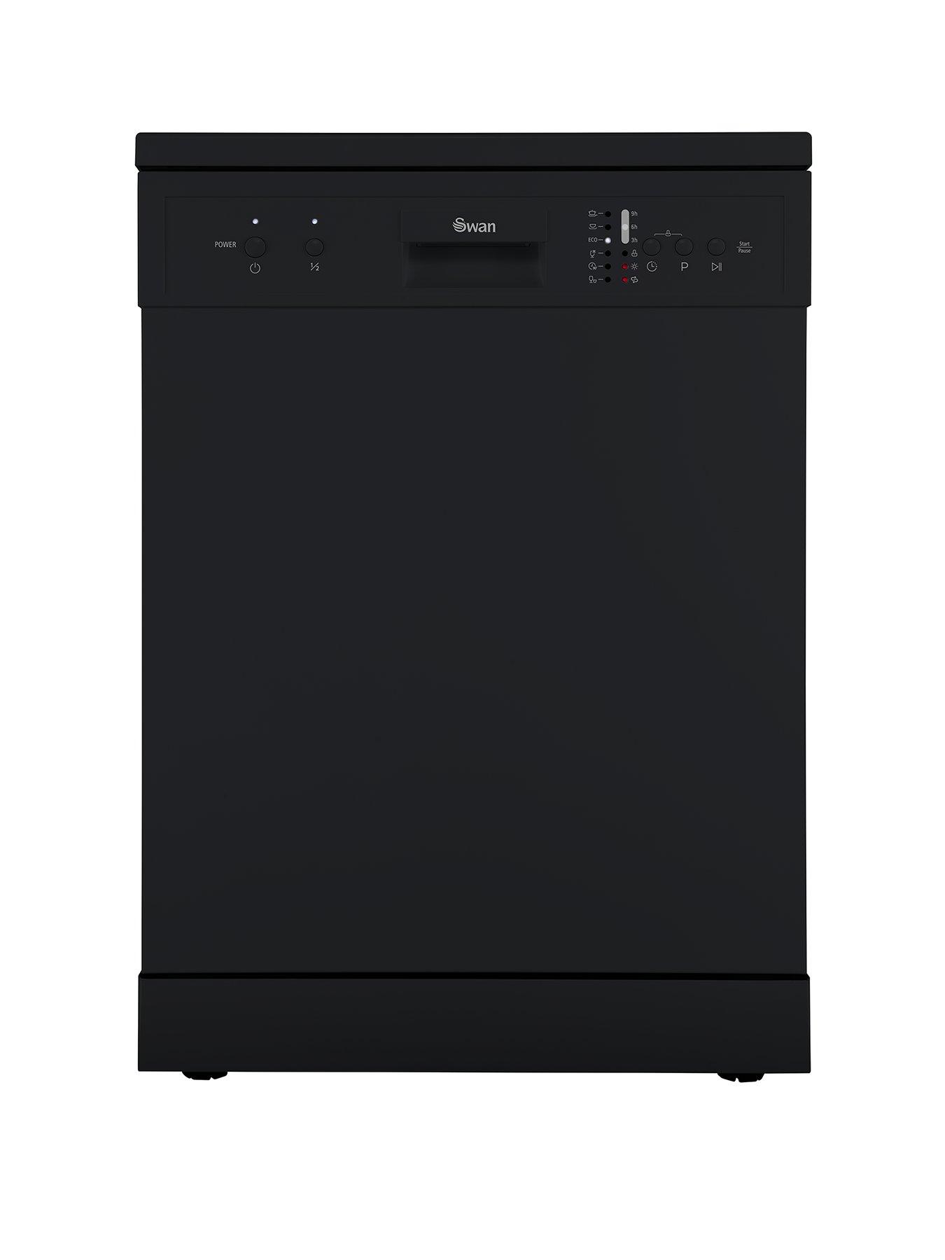 Small 2024 dishwasher black