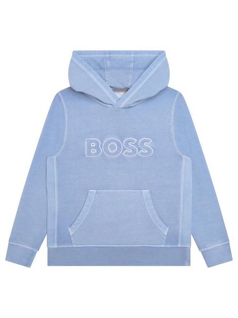 boss-boys-logo-hoodie-pale-blue