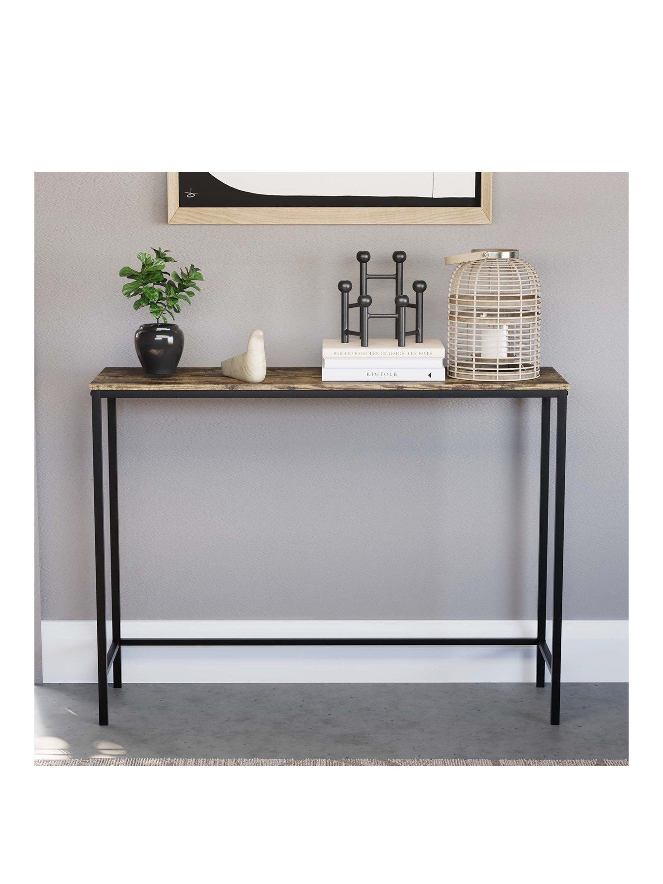 Image 3 of 6 of Vida Designs Brooklyn Console Table - Dark Oak