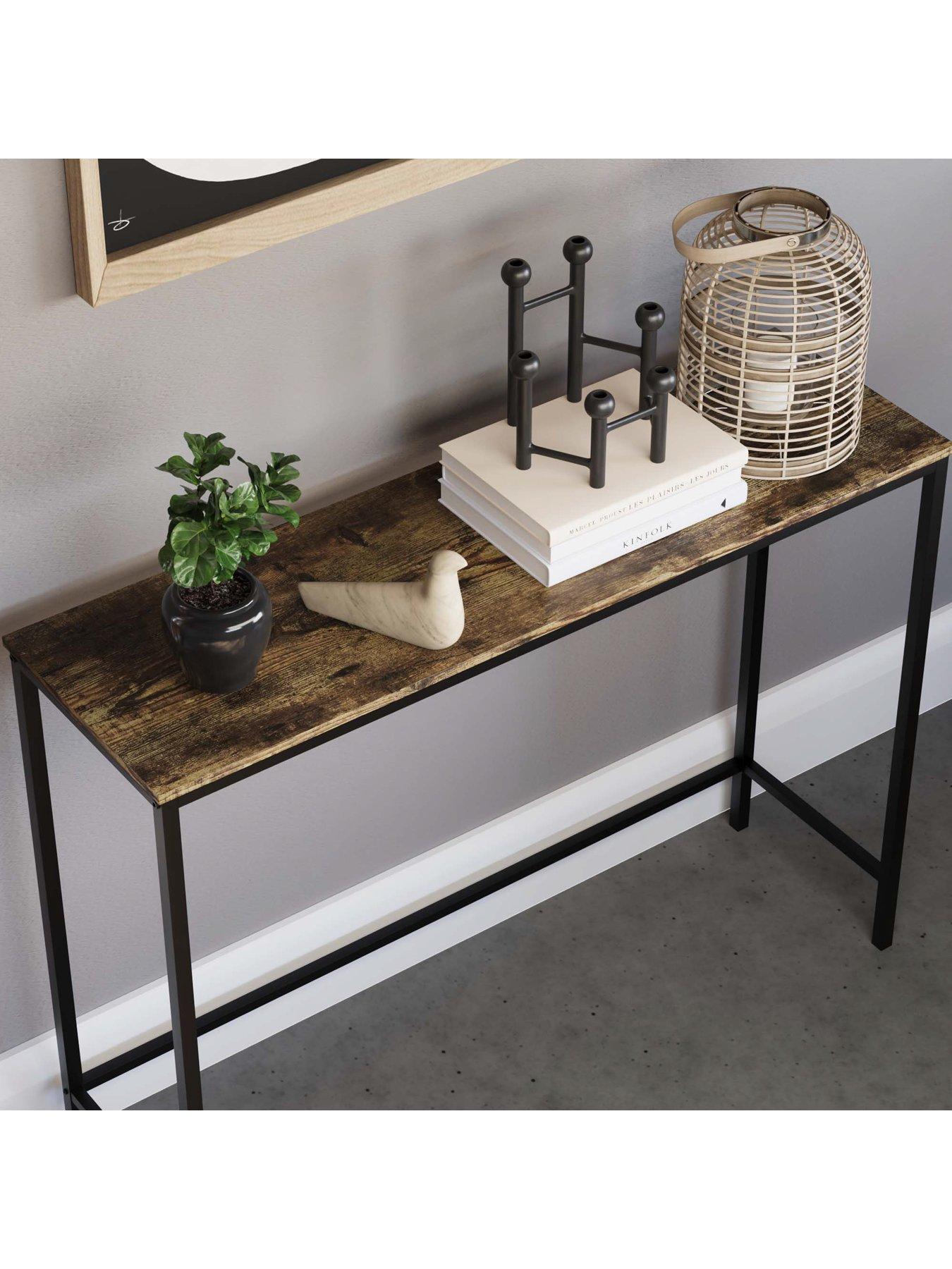 Image 4 of 6 of Vida Designs Brooklyn Console Table - Dark Oak
