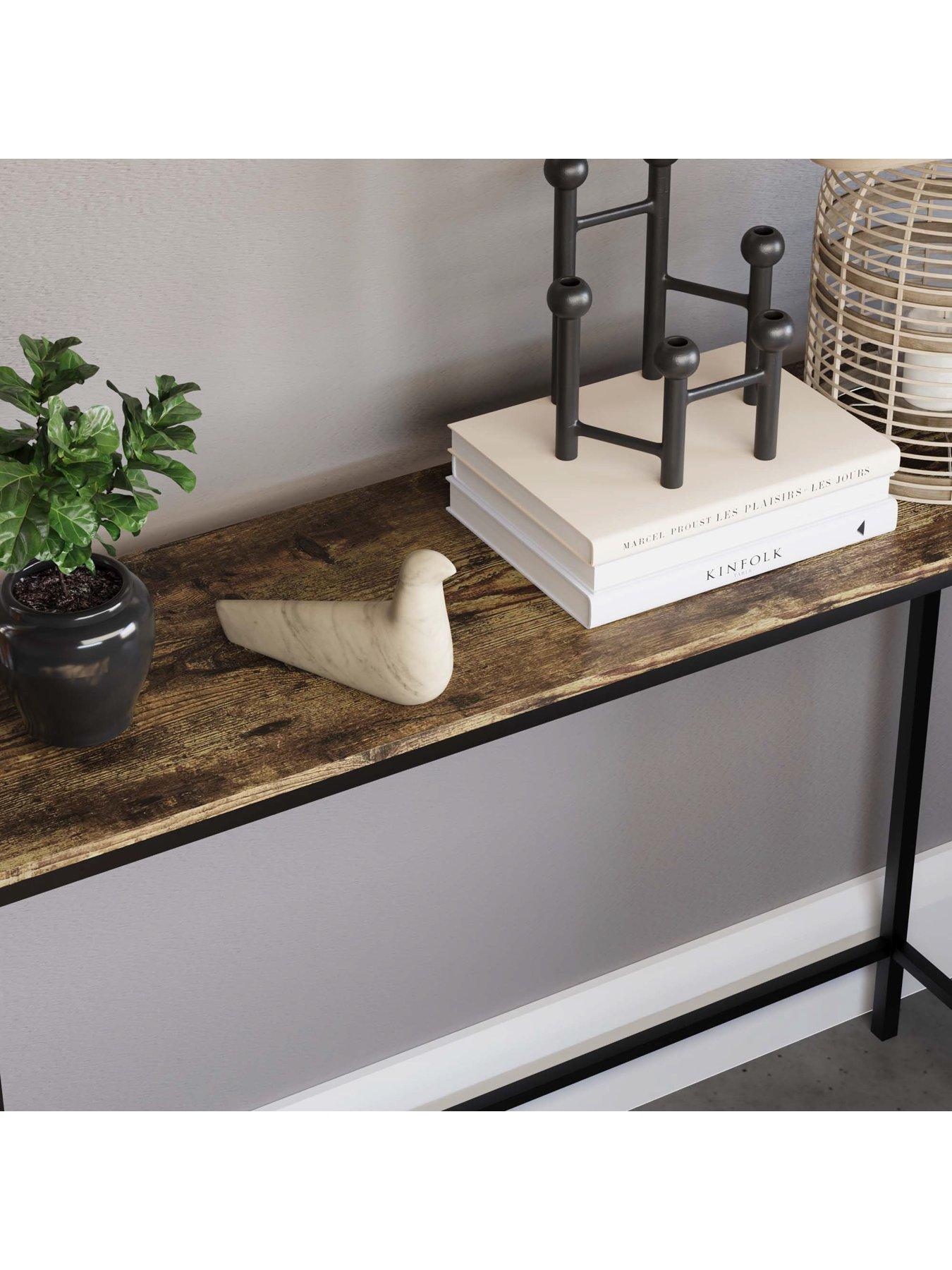 Image 5 of 6 of Vida Designs Brooklyn Console Table - Dark Oak