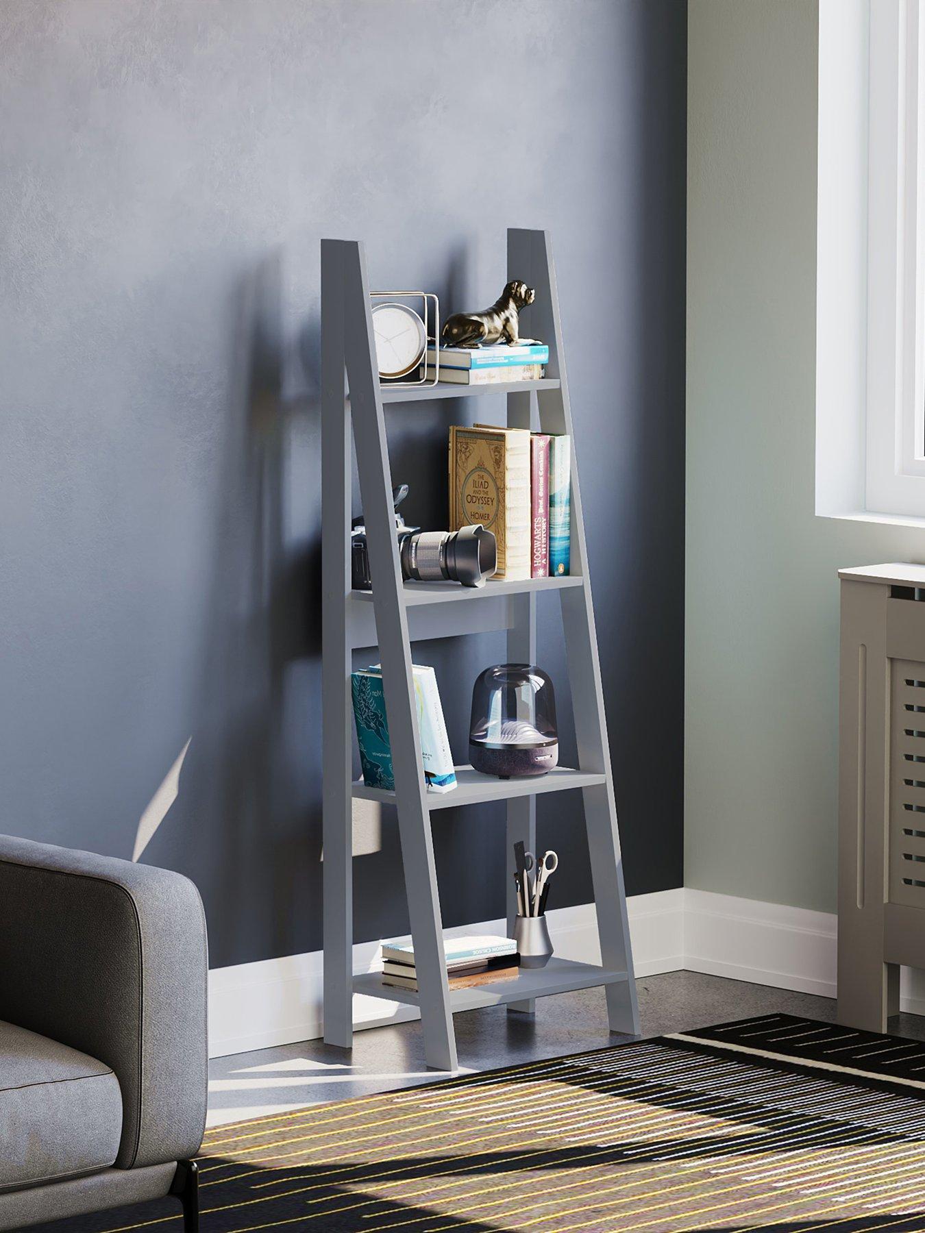 Product photograph of Vida Designs Bristol 4 Tier Step Ladder Bookcase from very.co.uk