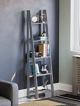 Product photograph of Vida Designs Bristol 5 Tier Step Ladder Bookcase from very.co.uk