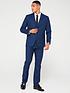  image of very-man-regular-fit-textured-suit-trouser-navy