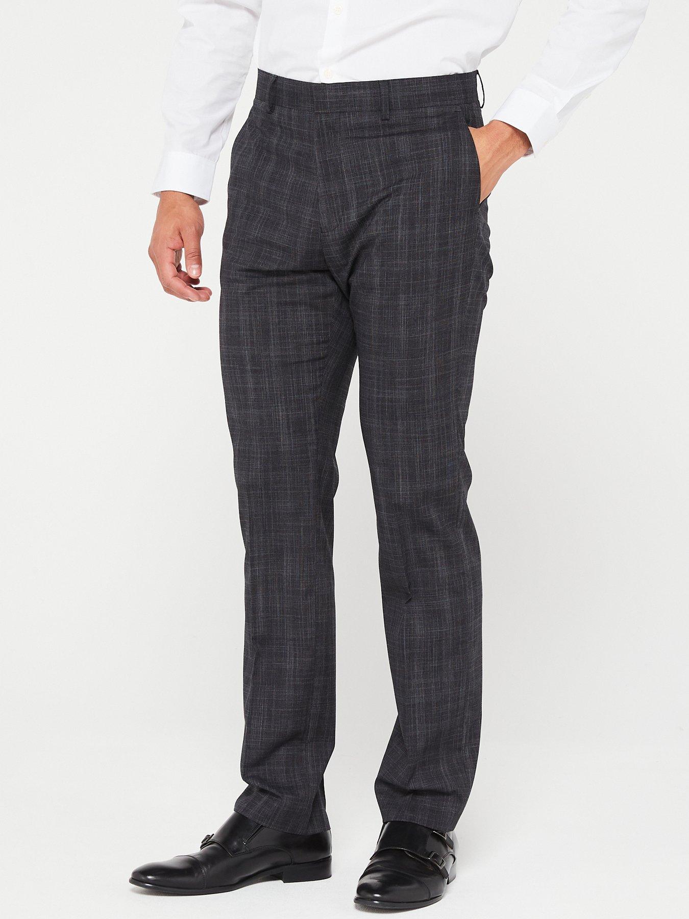 Suit trousers Straight Fit - Black - Men