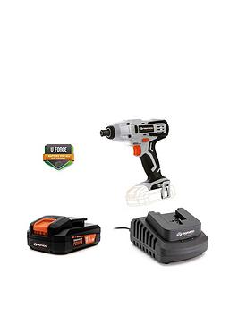 Product photograph of Daewoo U-force Series Battery Operated 18v Cordless Impact Driver With 2mah Battery Amp Charger Included from very.co.uk