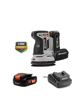 Product photograph of Daewoo U-force Series Battery Operated 18v Orbital Sander 2mah Battery Amp Charger Included from very.co.uk
