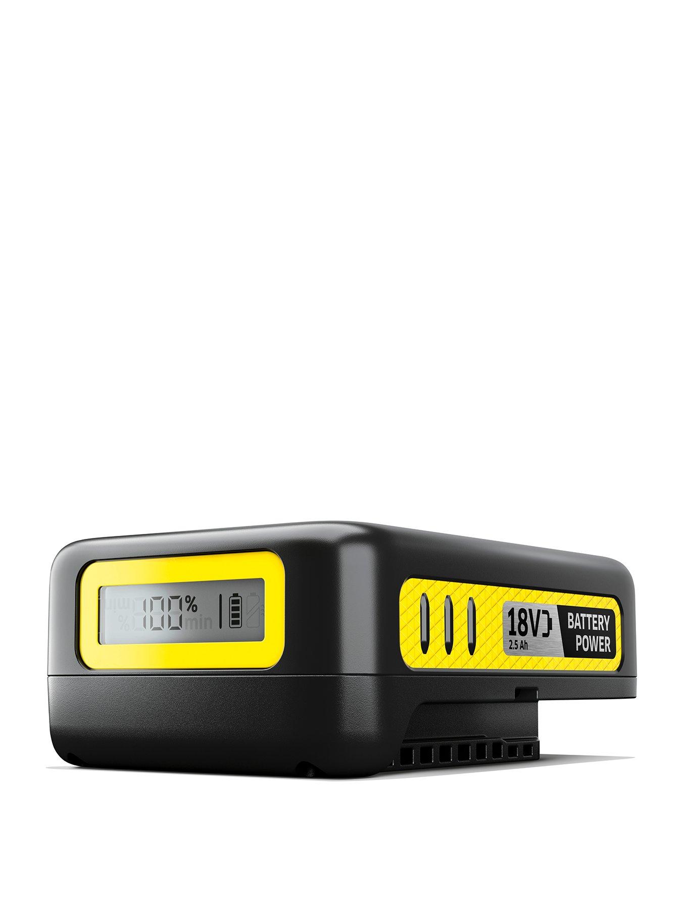 Product photograph of Karcher 18v 2 5ah Battery from very.co.uk