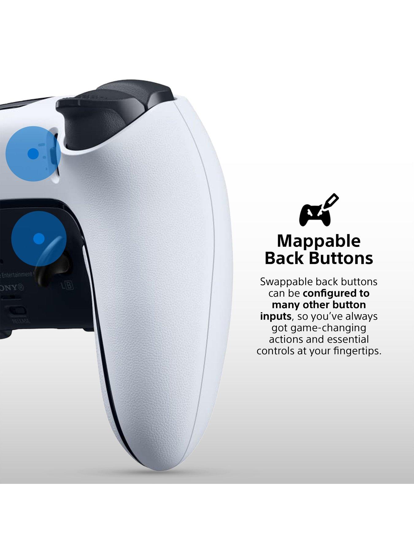 Image 4 of 8 of PlayStation 5 <p>DualSense Edge&reg; Wireless Controller - White</p>