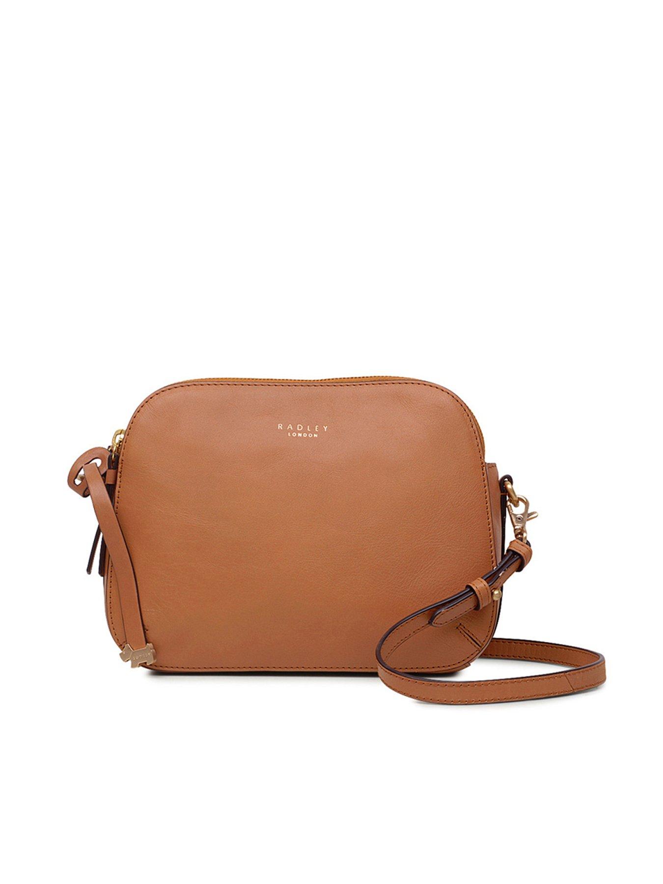 undefined Dukes Place Medium Ziptop Crossbody - Dark Butter