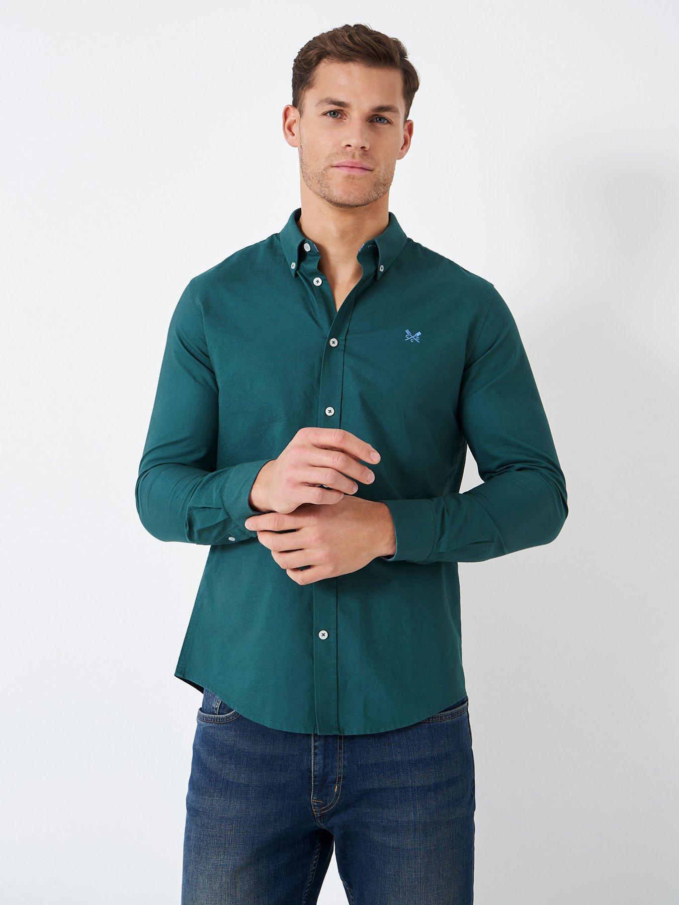 Blue Organic Oxford Slim Fit Shirt