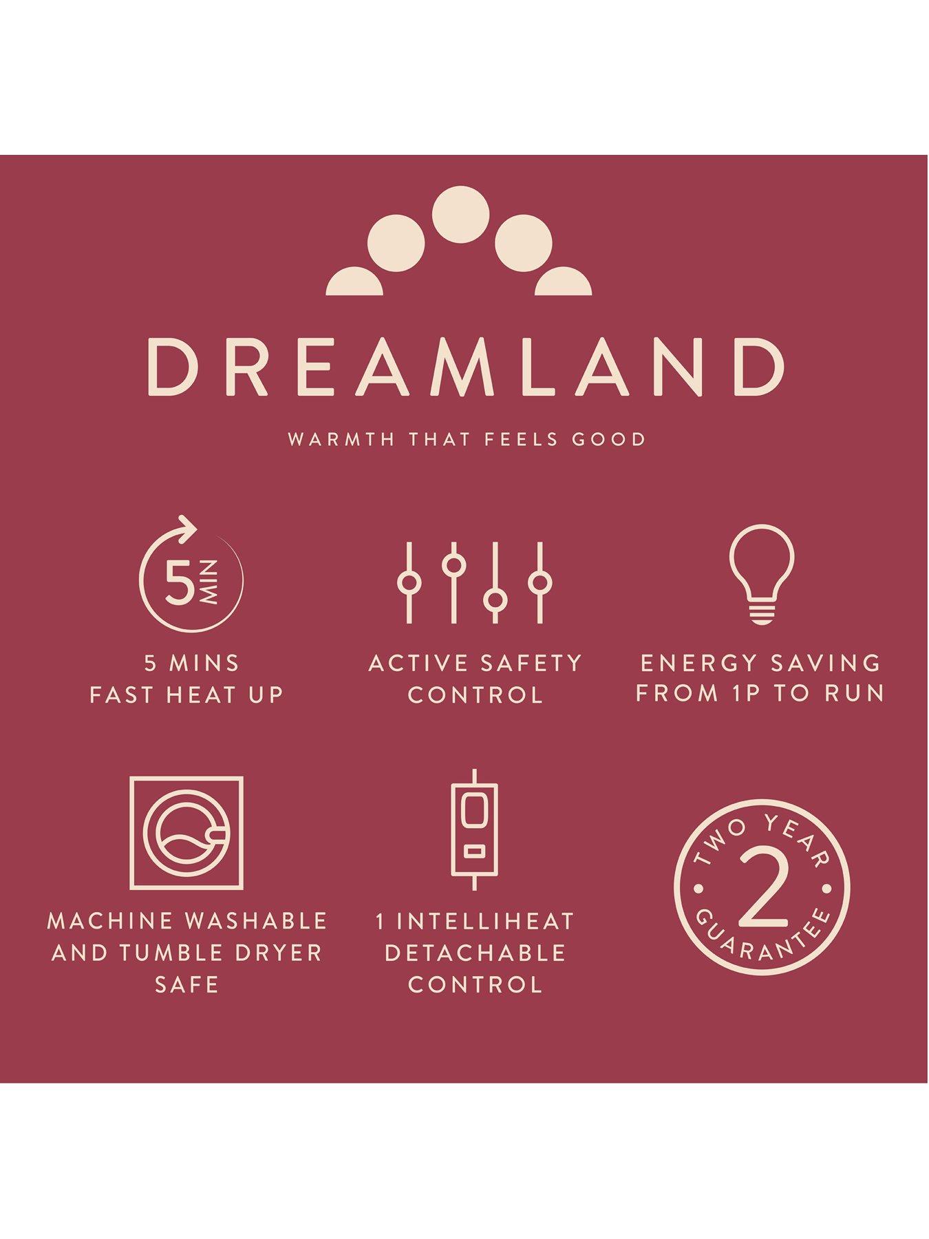 Image 7 of 8 of Dreamland Hurry Home Deluxe Velvet Electric Warming Throw - Emerald