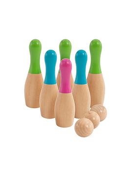 Product photograph of Tp Wooden Skittles from very.co.uk