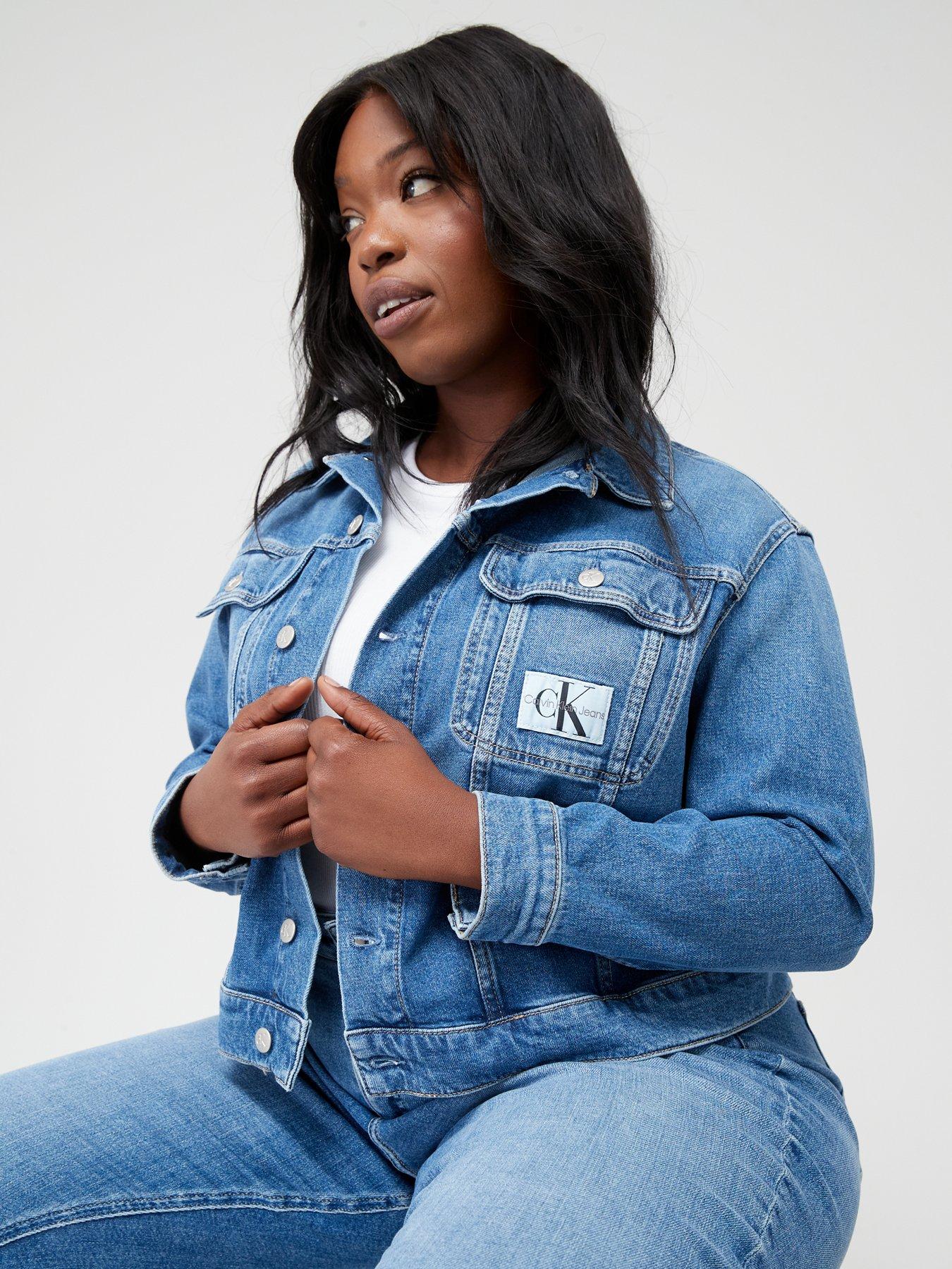 Denim best sale plus jacket