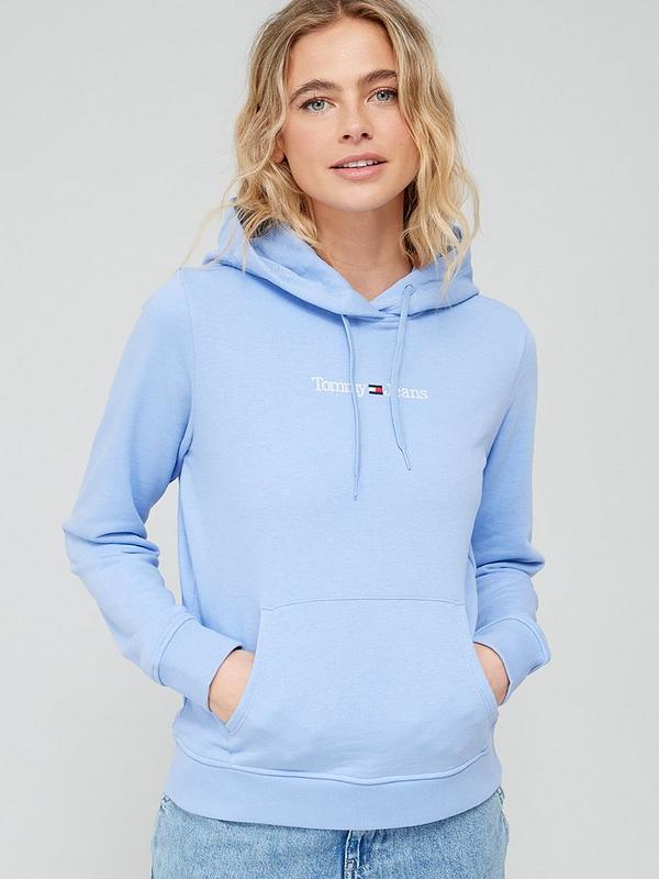 Tommy Jeans Hoodie - Blue very.co.uk