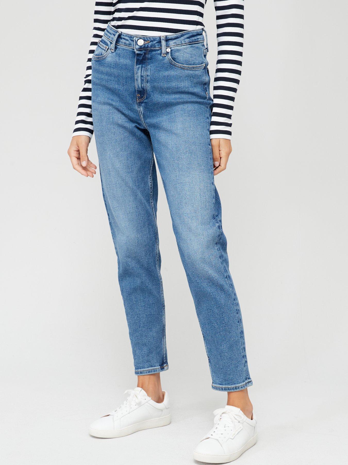 River Island ultra flare jean in bright pink