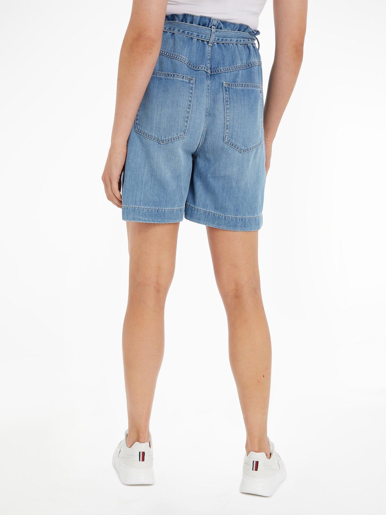 Womens denim deals high waisted shorts