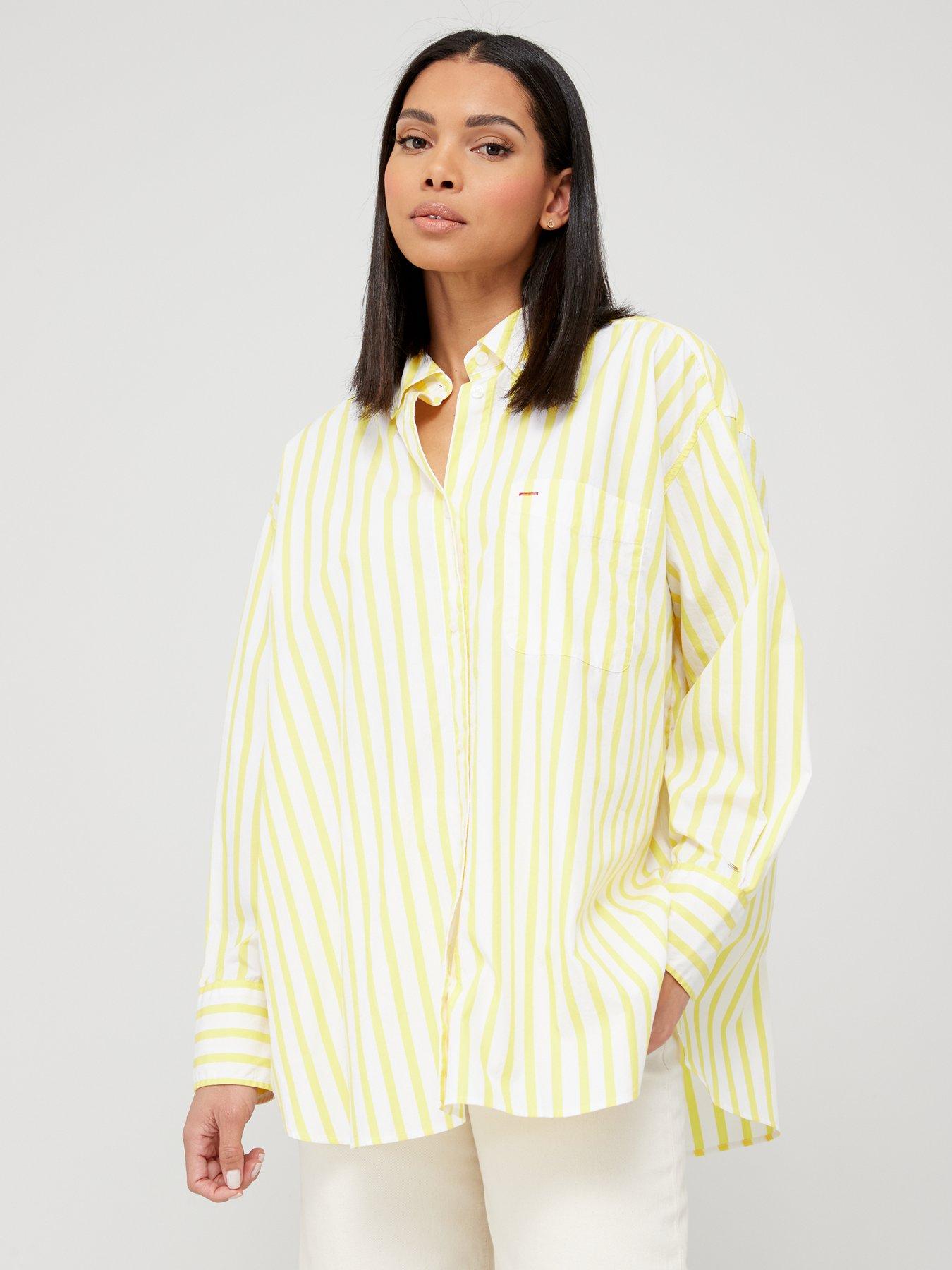 tommy hilfiger candy stripe shirt