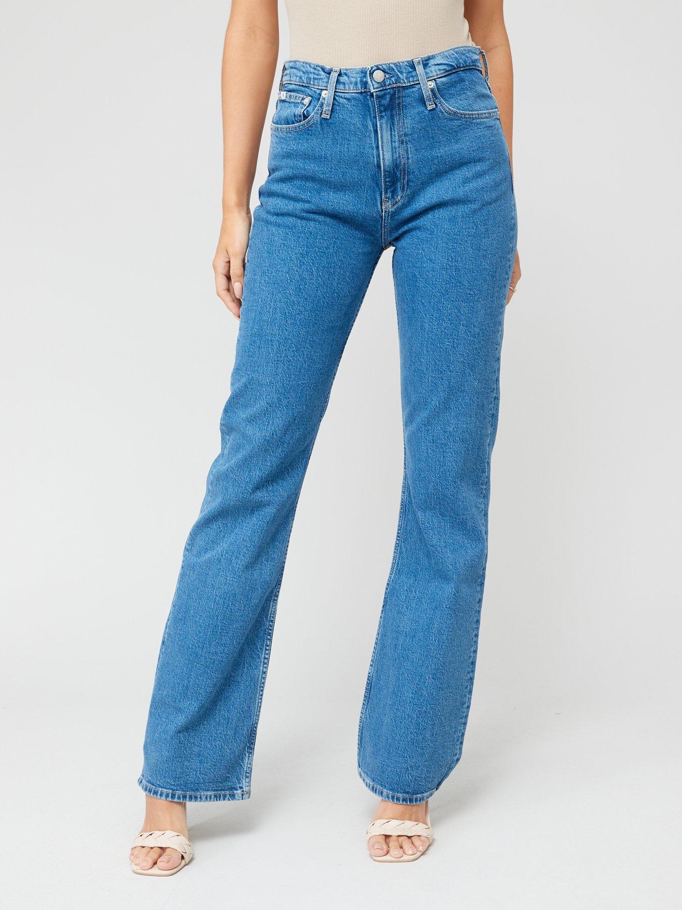 Calvin klein women's store boot cut jeans