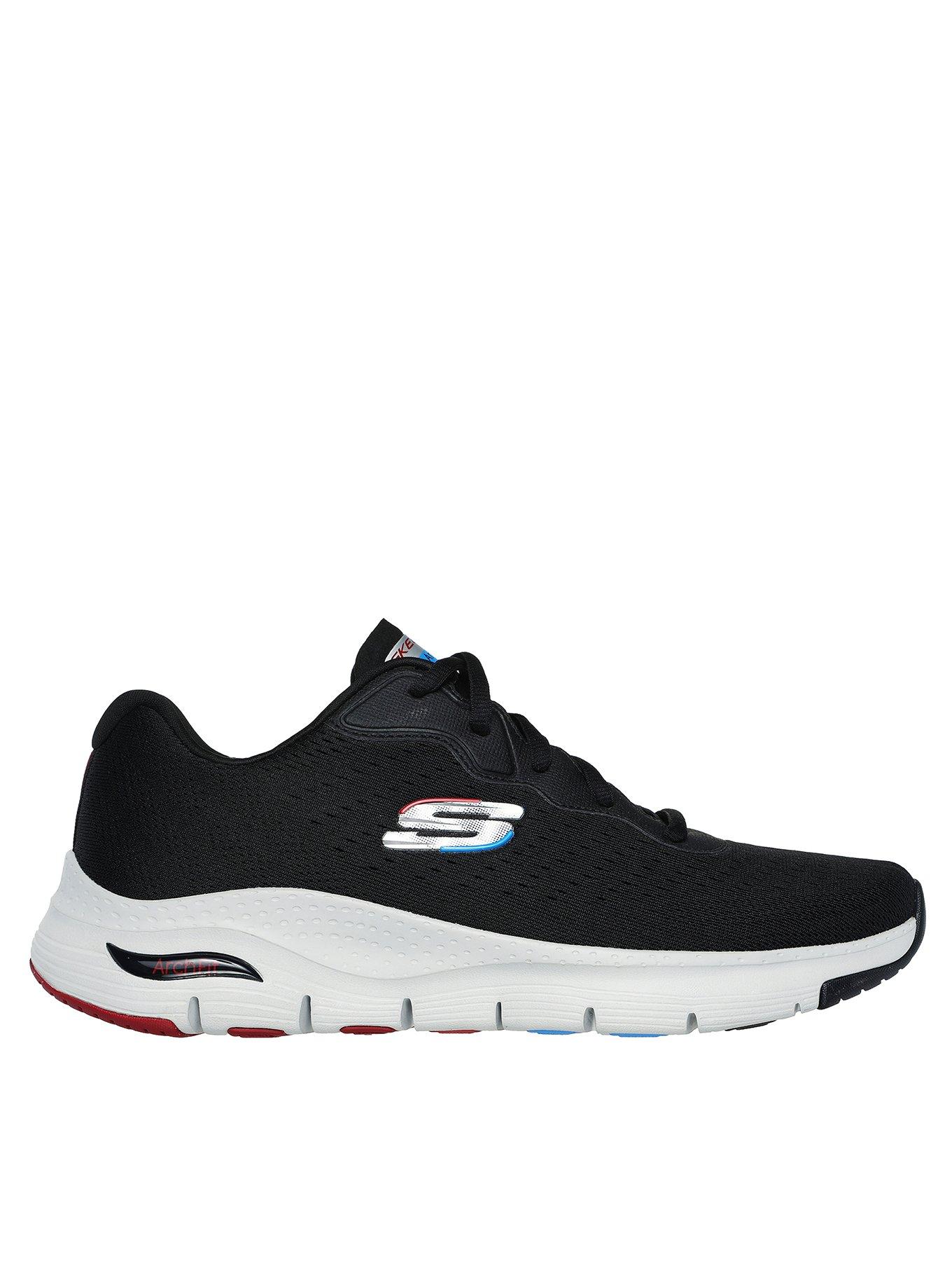 Skechers Arch Fit Engineered Mesh Lace-Up Trainers | very.co.uk