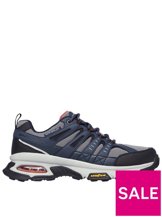 front image of skechers-outdoor-skech-air-envoy-goodyear-lace-up-trainers