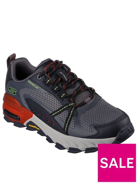 back image of skechers-outdoor-max-protect-goodyear-trainers-grey