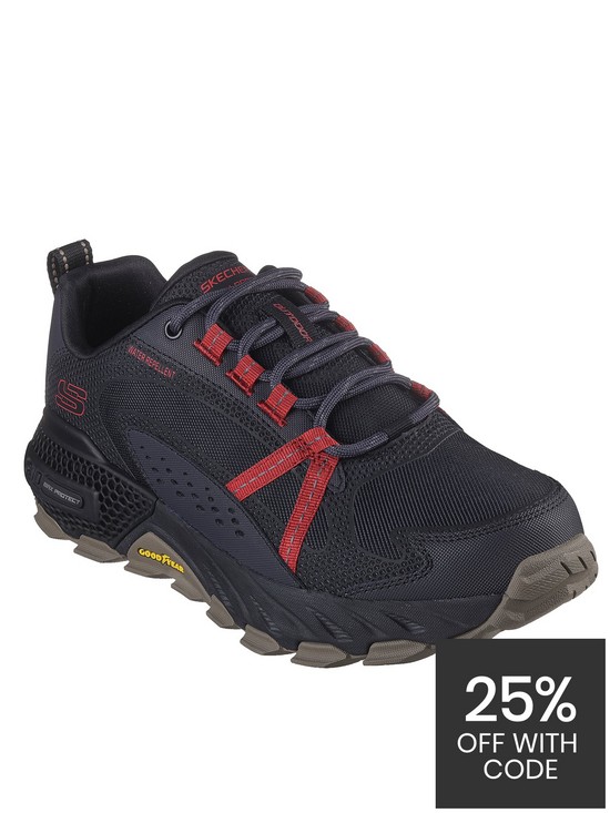 back image of skechers-outdoor-3d-max-protect-goodyear-trainers-black
