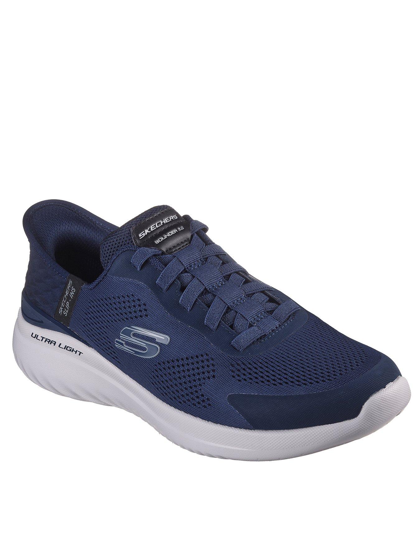Image 2 of 5 of Skechers Slip-Ins Bounder 2.0 Trainers - Navy