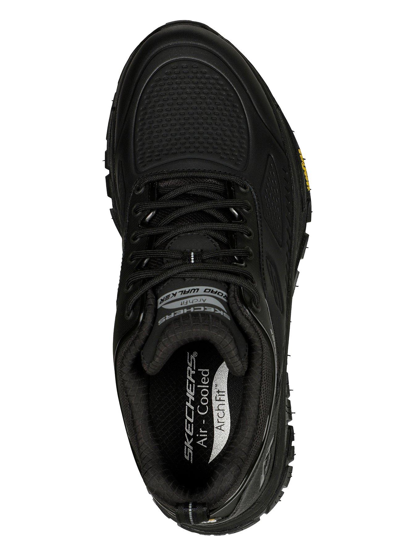 Skechers black hot sale waterproof shoes