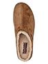  image of skechers-melson-faux-fur-lining-slipper-brown