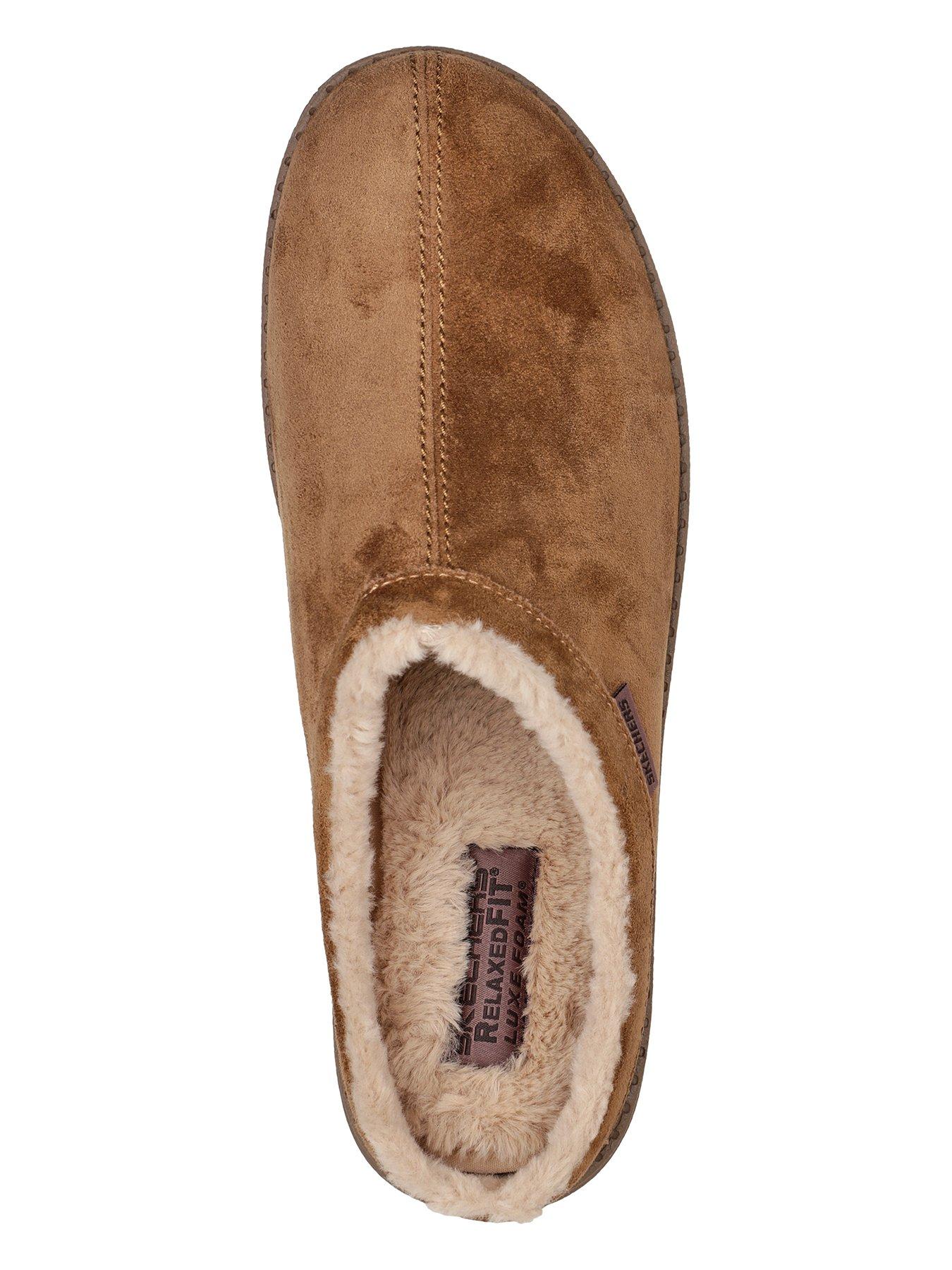 Skechers Melson Faux Fur Lining Slipper Brown very