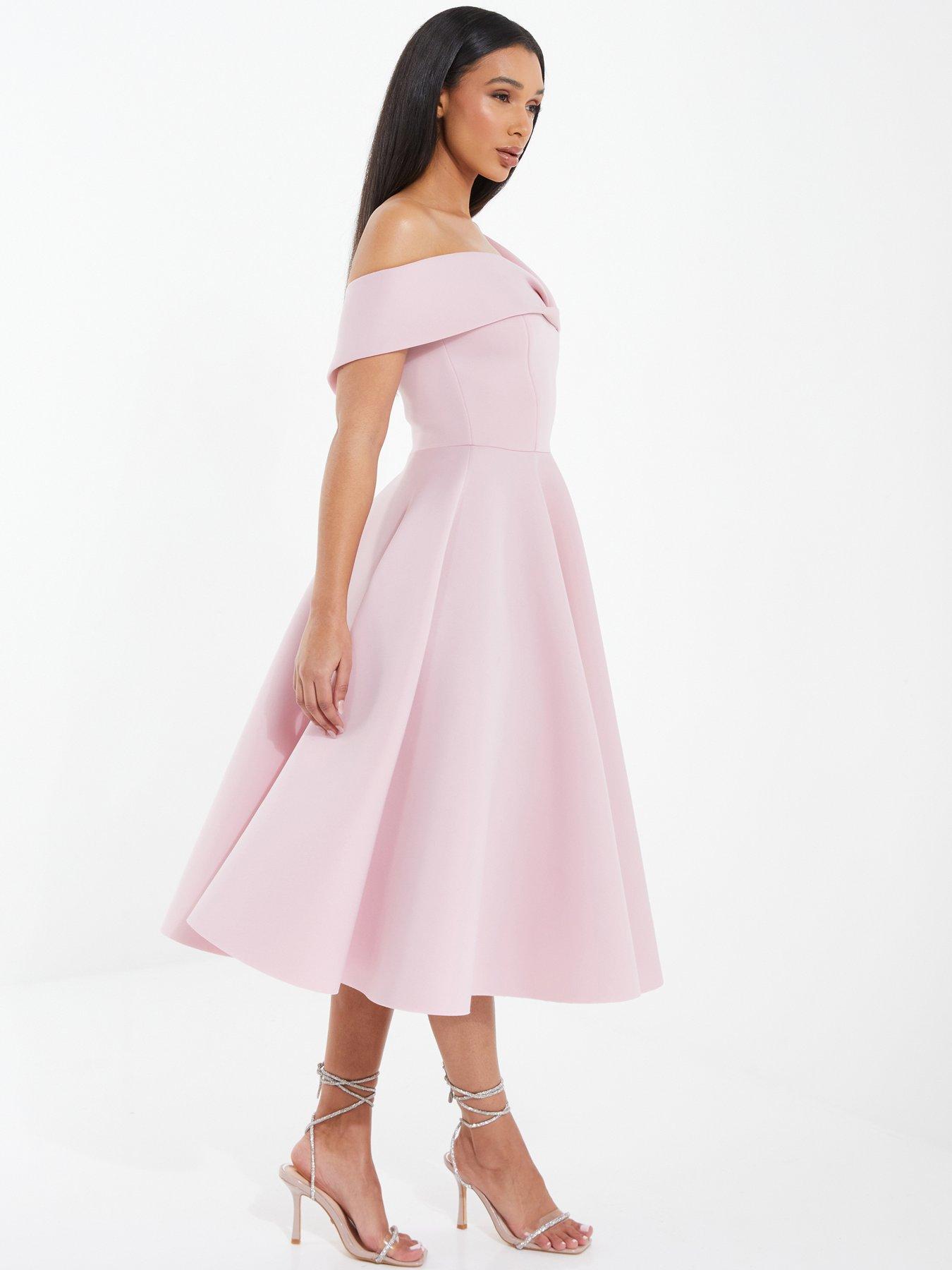 formal midi skater dress