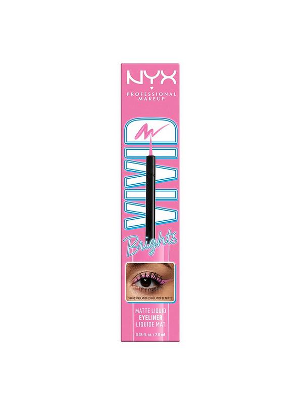 Image 3 of 7 of NYX PROFESSIONAL MAKEUP Vivid Brights Liquid Eyeliner