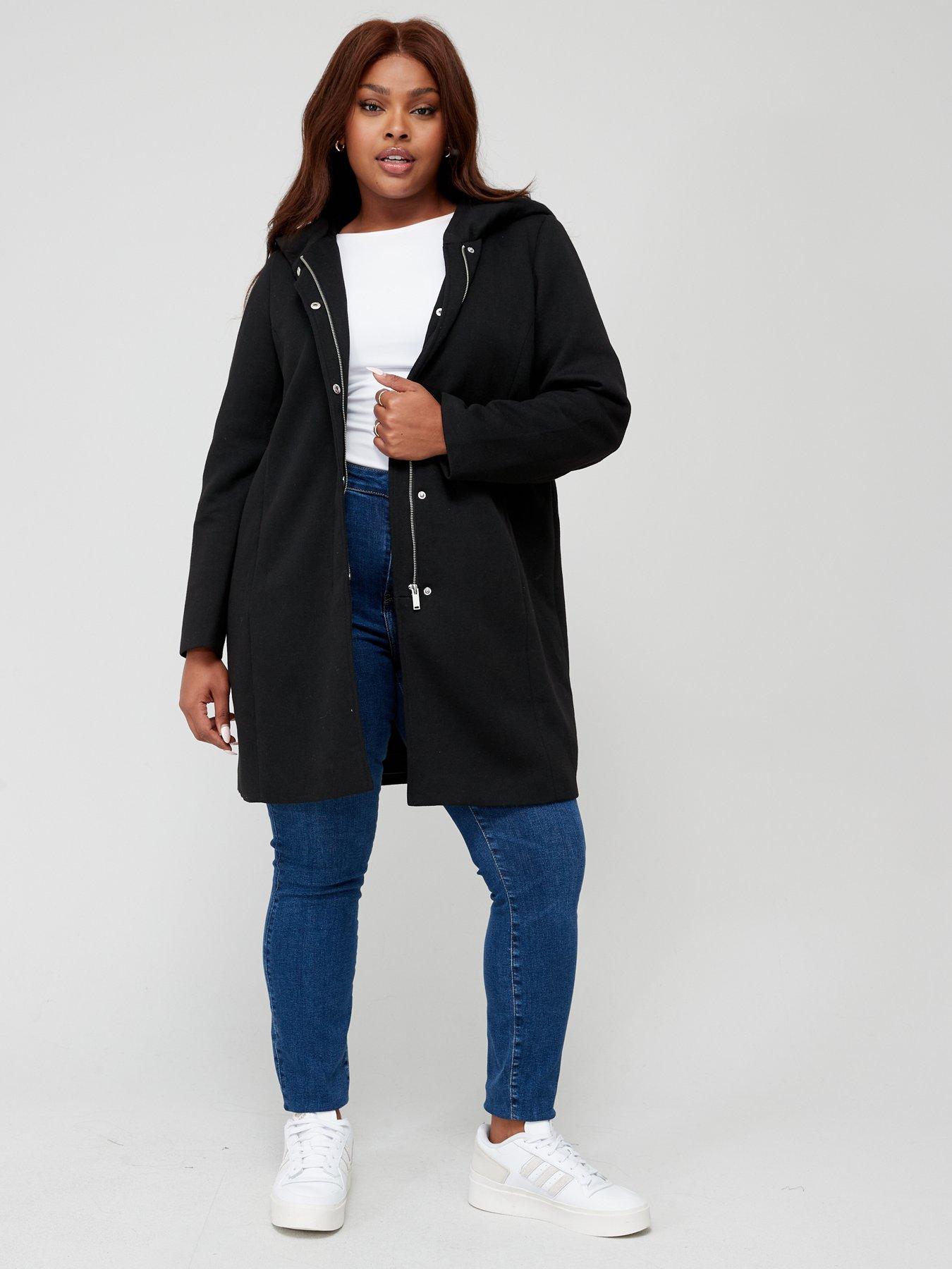 Vero moda hot sale black coat