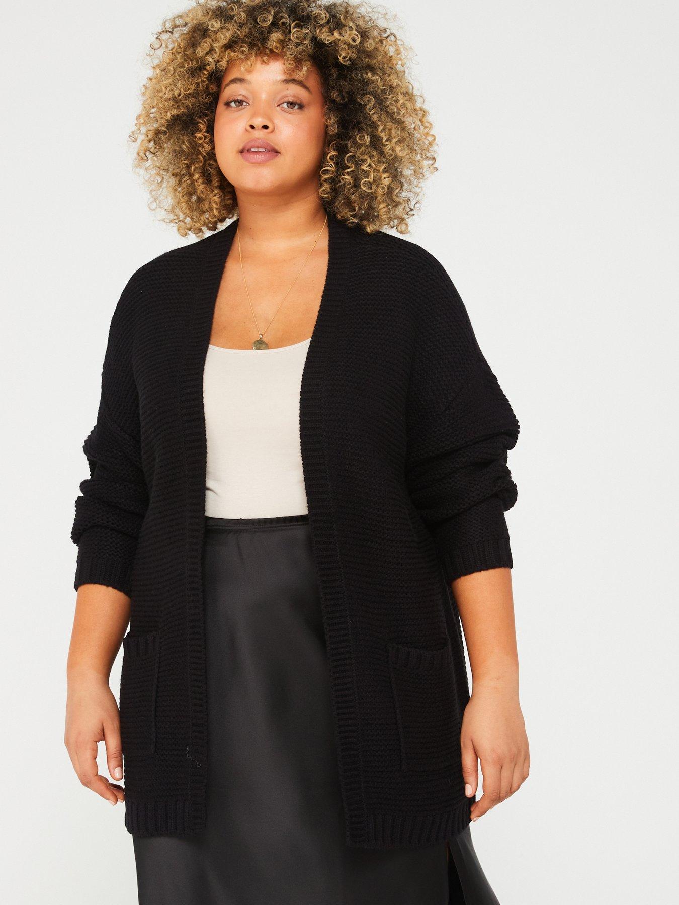 Very black cardigan sale