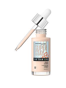 maybelline super stay up to 24h skin tint foundation + vitamin c