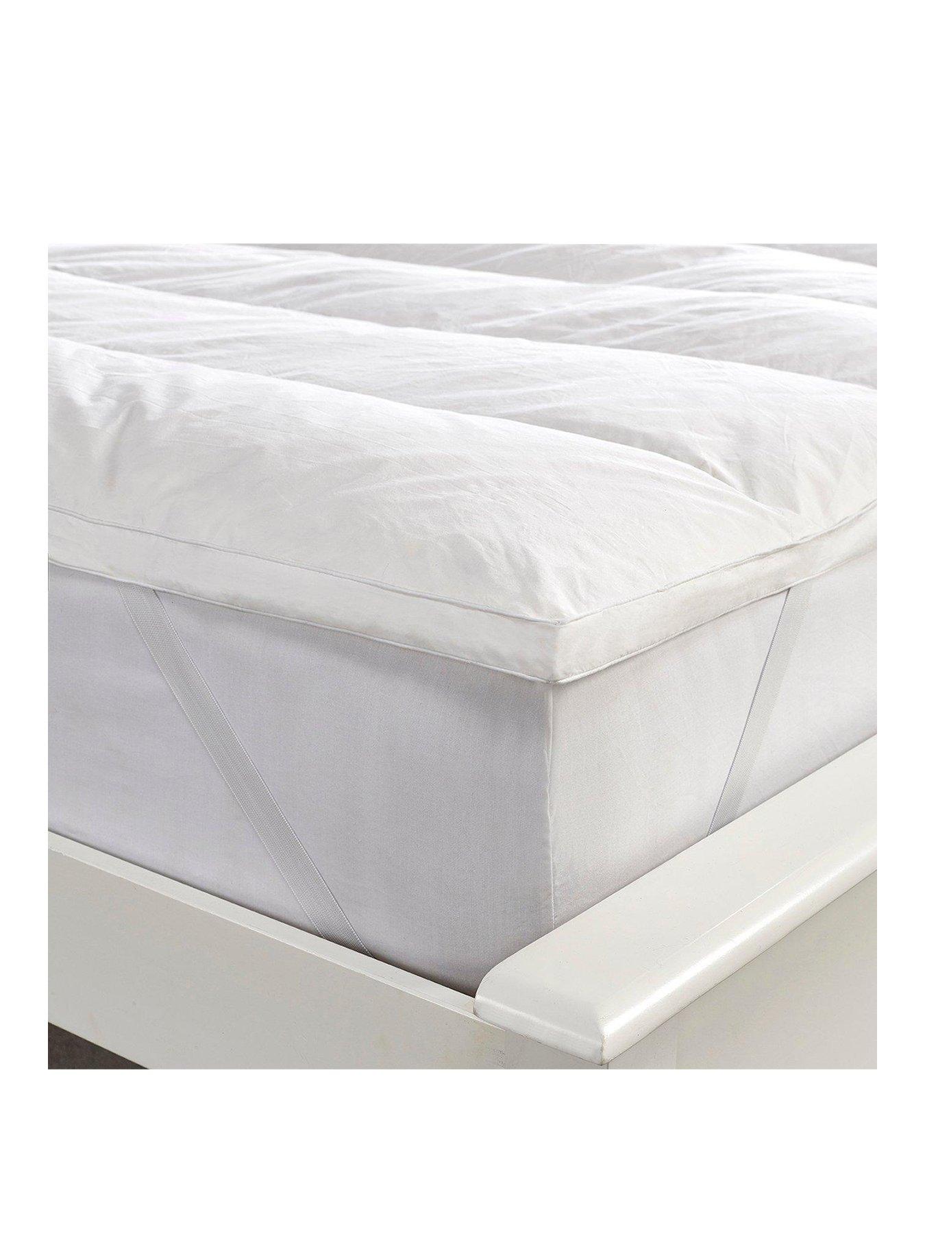 Very Home Deep Duck Feather Topper White very.co.uk