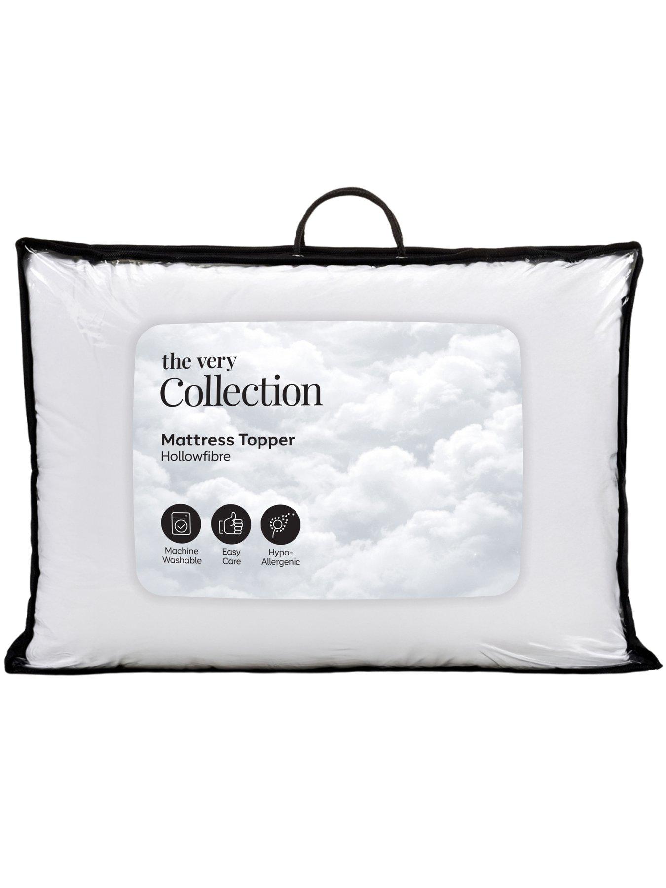 The Very Collection Essentials Hollowfibre Mattress Topper - White
