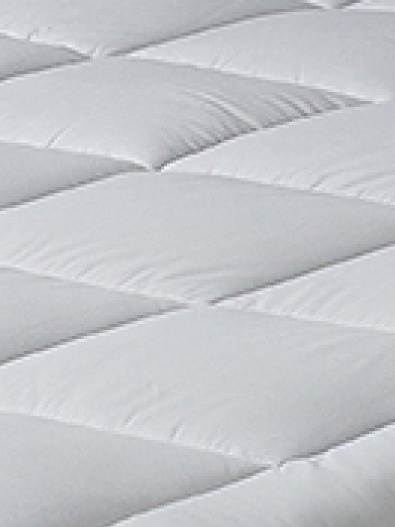 Image 4 of 4 of The Very Collection Essentials Hollowfibre Mattress Topper - White