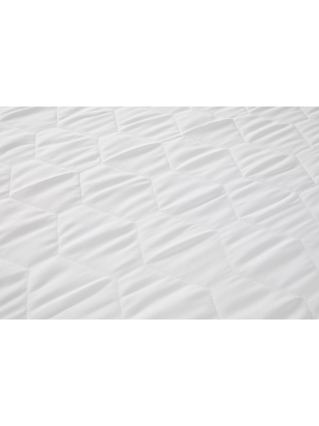 Image 3 of 3 of Everyday Hollowfibre Mattress Protector - White