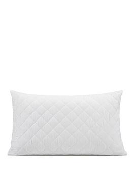 Product photograph of Everyday Hollowfibre Pillow Protector Pair - White from very.co.uk