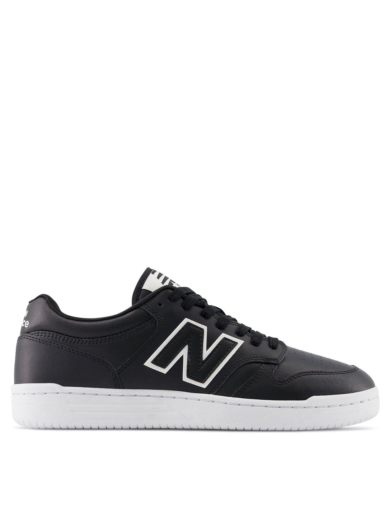 New balance trainers on sale black and white