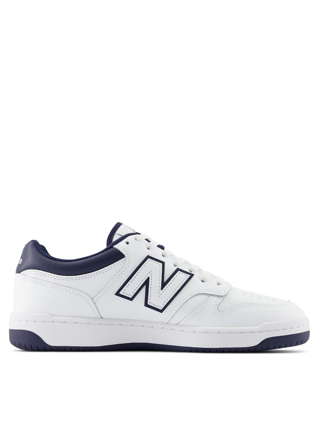 Mens white cheap new balance trainers