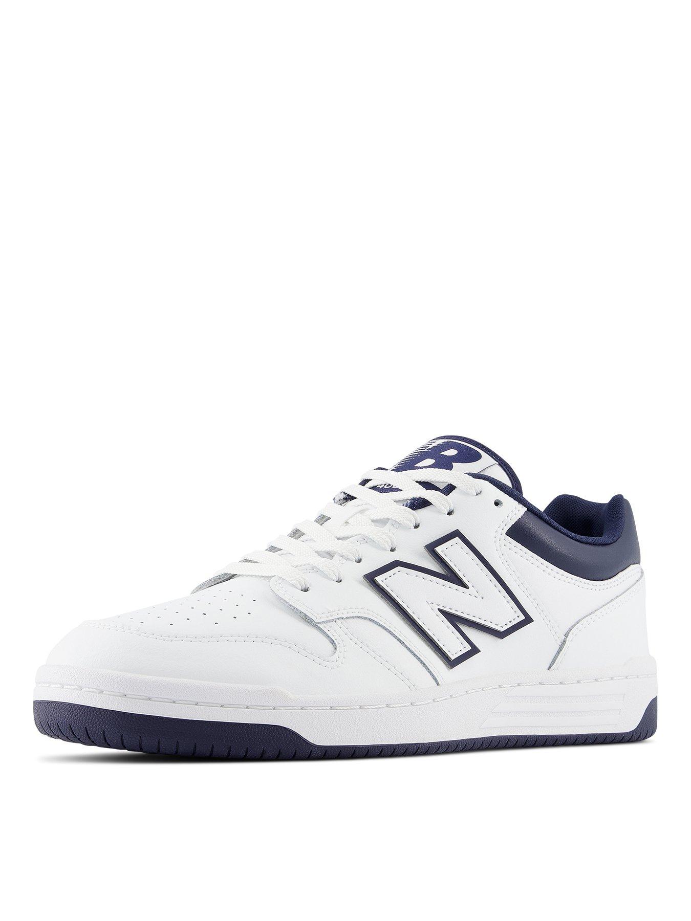 Image 3 of 6 of New Balance Mens 480L Trainers - White/Navy