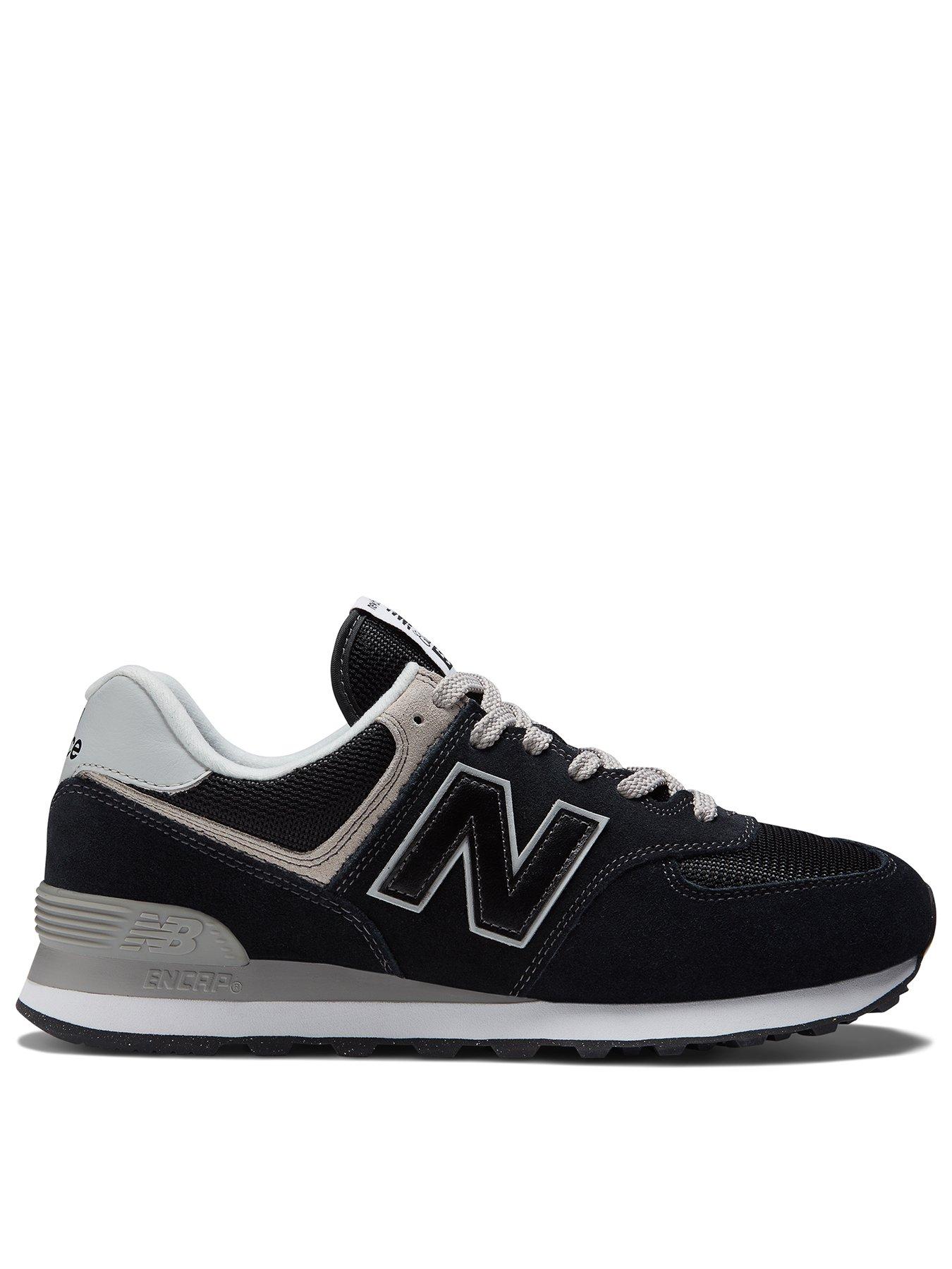 New balance black womens hot sale trainers