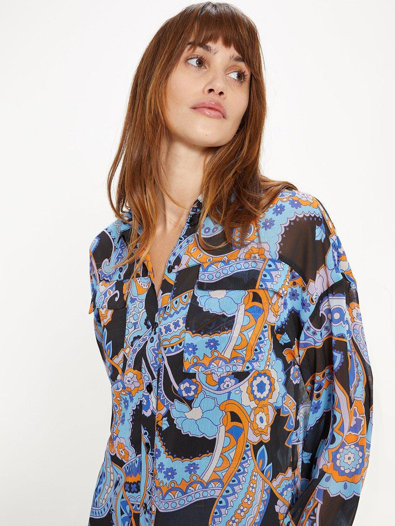 oasis-paisley-chiffon-shirt-multi