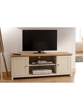 Product photograph of Gfw Lancaster 2 Door Large Tv Cabinet - Fits Up To 55 Inch Tv - Cream from very.co.uk