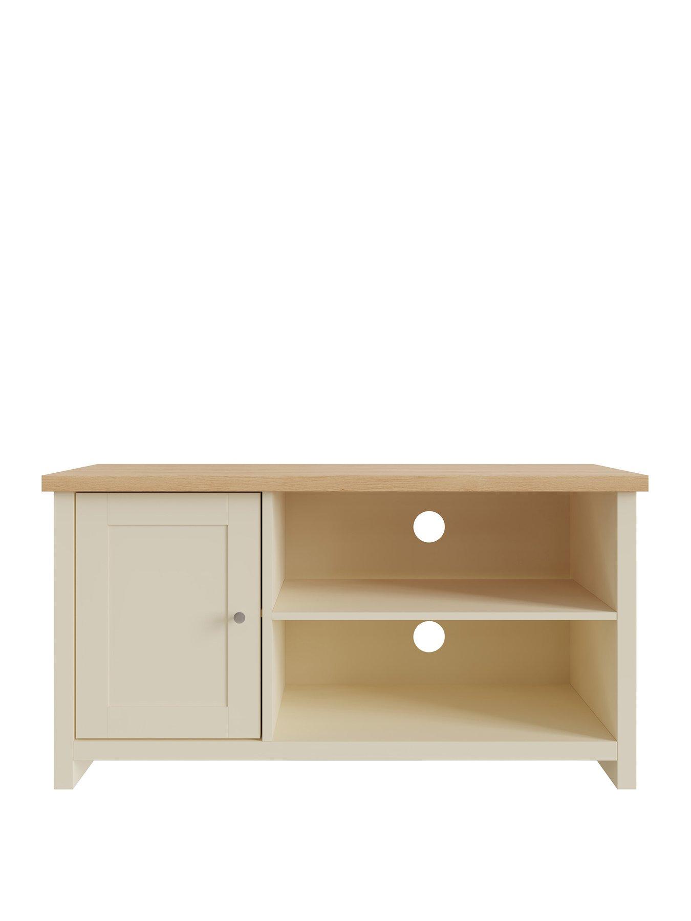 Image 2 of 5 of GFW Lancaster 1 Door Small TV&nbsp;Cabinet - fits up to 43 inch TV) -&nbsp;Cream