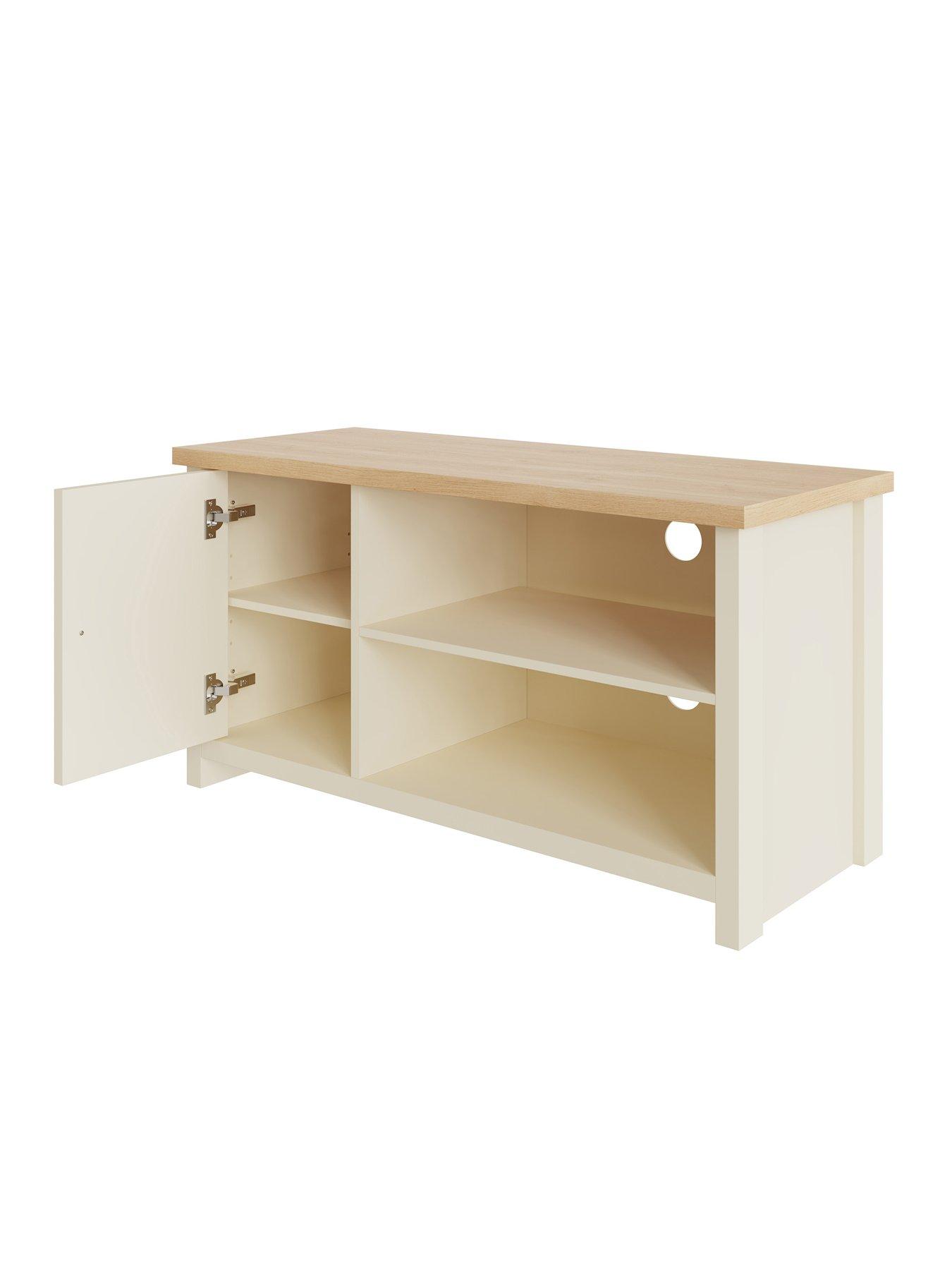 Image 4 of 5 of GFW Lancaster 1 Door Small TV&nbsp;Cabinet - fits up to 43 inch TV) -&nbsp;Cream